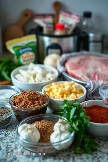 Slow-Cooked Carnitas: A Tasty Twist on a Mexican Classic ingredients