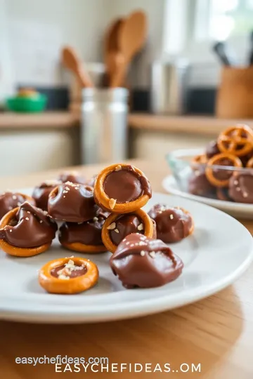 Sweet and Salty Rolo Pretzel Bites steps