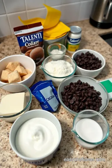 Talenti Inspired Chocolate Ice Cream ingredients