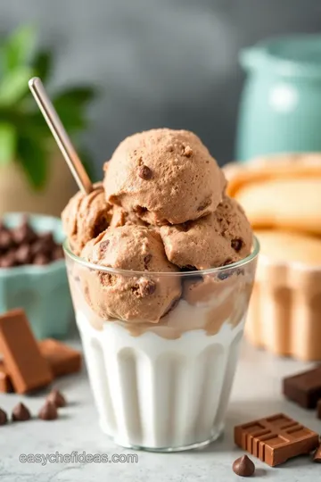 Talenti Inspired Chocolate Ice Cream presentation