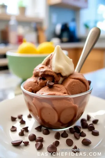 Talenti Inspired Chocolate Ice Cream steps