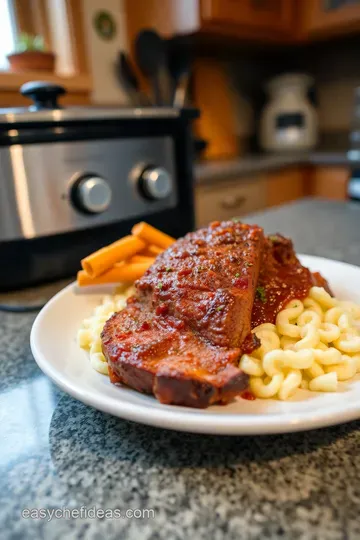 Tender & Tasty Crock Pot BBQ Beef Brisket steps