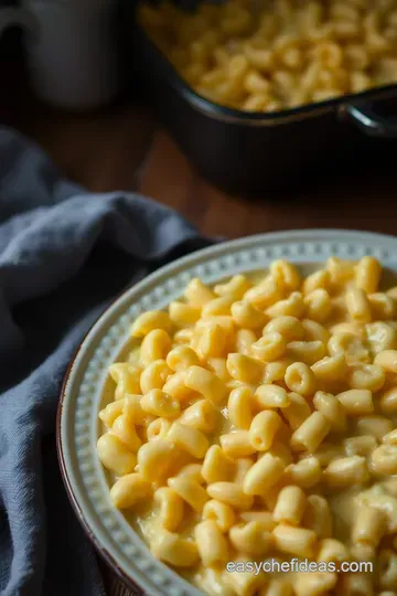 Ultimate Creamy Baked Mac and Cheese presentation
