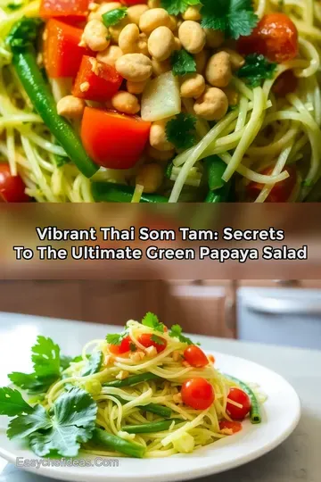Vibrant Thai Som Tam: Secrets to the Ultimate Green Papaya Salad