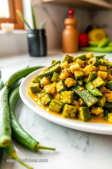 Yellow Curry Okra Medley steps