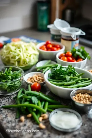 Zesty Thai Som Tam: A Fresh Papaya Salad Adventure ingredients