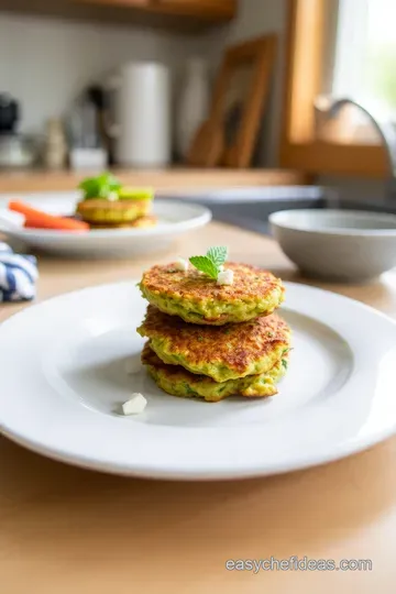 Zucchini Fritters with Feta and Mint steps