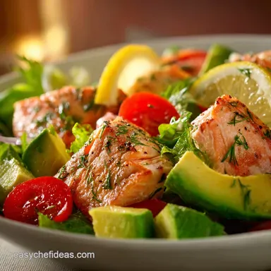 Proper Good Salmon Avocado Salad Recipe Ready in 20 Mins Recipe Card