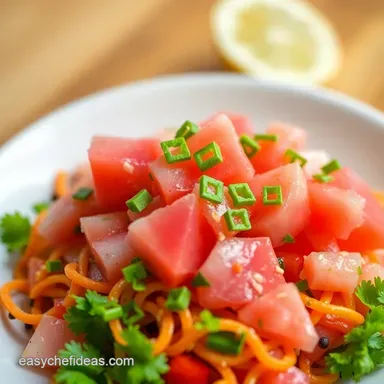 Ahi Poke Recipe: My Family's Island-Inspired Favorite Recipe Card