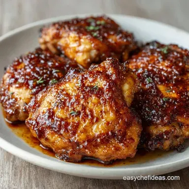 Air Fryer Brown Sugar Thighs in 25 Min Recipe Card