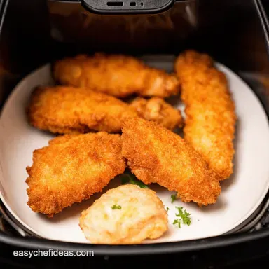 Crispy Air Fryer Chicken Tenders Recipe Pub Grub Perfection Recipe Card