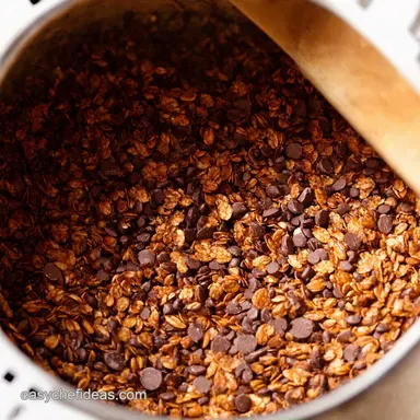 Air Fryer Chocolate Granola My New Obsession Recipe Card