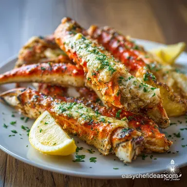 Air Fryer Crab Legs: The Easiest Recipe with Garlic Lemon Butter Melt Recipe Card