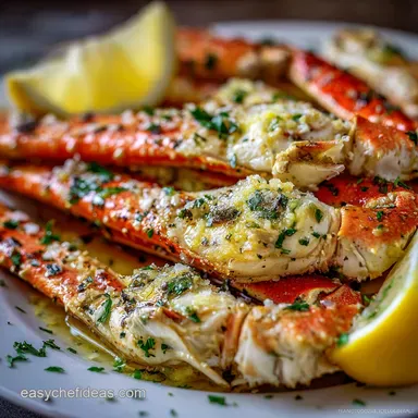 Air Fryer Crab Legs: The Easiest Recipe with Garlic Lemon Butter Melt