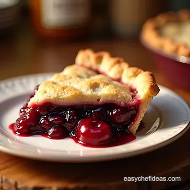 Aunt Millies Best Old Fashioned Cherry Pie Recipe Recipe Card