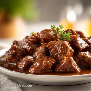 Carne Guisada: Tender Beef Stew Recipe Card