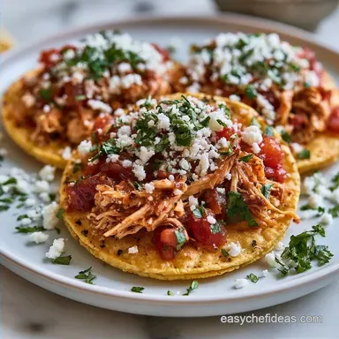 Chicken Tostadas for 8 Servings