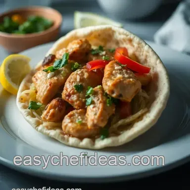 Juicy & Authentic Greek Chicken Gyro Recipe &ndash; Easy Mediterranean Dinner Recipe Card