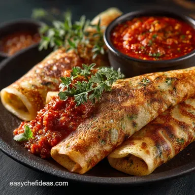 Authentic Mysore Masala Dosa with Fiery Red Chutney