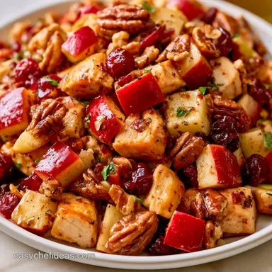 Autumn Chicken Salad with Apples Recipe Card