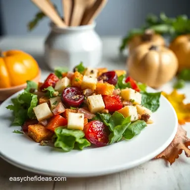 Easy Fall Salad Recipes: My Autumn Harvest Delight Recipe Card