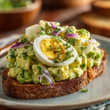 Avocado Egg Salad: The Creamy, Healthy No Mayo Recipe Recipe Card