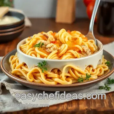 5 Secrets to My Grandmother's Bake Chicken Noodle Comfort Casserole Recipe Card