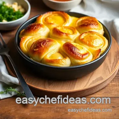 My Grandmother's Easy Baked Crescent Rolls Breakfast Casserole Recipe Card