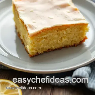 How to Bake Kefir Sheet Cake: Moist & Zesty Delight for Sunday Mornings Recipe Card