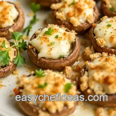 How to Bake Mushrooms with Creamy Cheese Filling: A Delicious Twist! Recipe Card