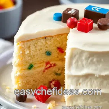 How to Bake Vanilla Lego Cake Delight in 55 Min: A Sweet Adventure! Recipe Card