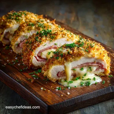 Baked Chicken Cordon Bleu: Ultra-Crispy, Oven-Baked Recipe