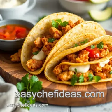 Easy Baked Chicken Tacos with Creamy Filling: A Delicious Twist on Taco Night! Recipe Card