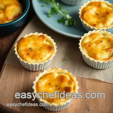 Easy Baked Mini Salmon Quiches: Savory Bites for Brunch Lovers Recipe Card