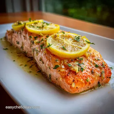 Baked Salmon at 400 with Lemon in 25 Minutes | Oven-Baked Recipe Recipe Card