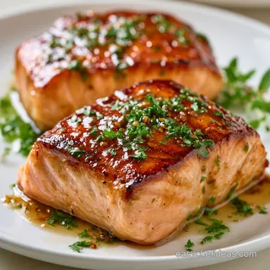 Baked Salmon Glaze Recipe in 20 Minutes Recipe Card