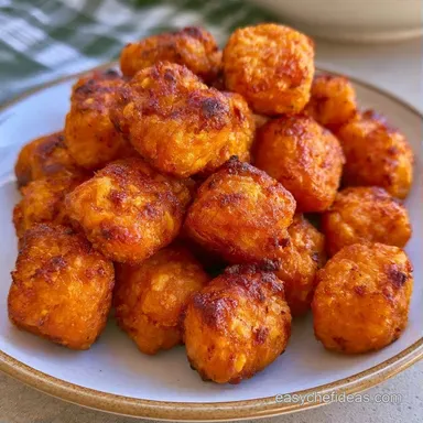 Crispy Baked Sweet Potato Tots Recipe Card