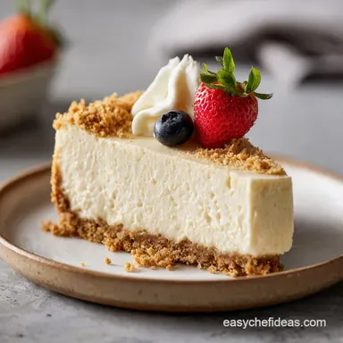 Vegan Cheesecake Recipe with Raw Cashews Recipe Card