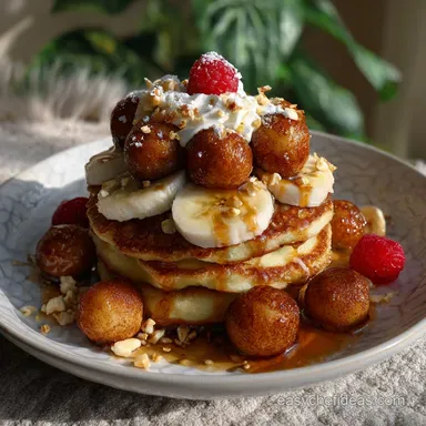 Banana Pancake Cereal Mini Pancakes Skinnytaste: Healthy Fast Recipe Card