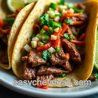 Beef Tacos al Pastor: A Flavorful Twist on Mexican Food Recipes Beef Recipe Card