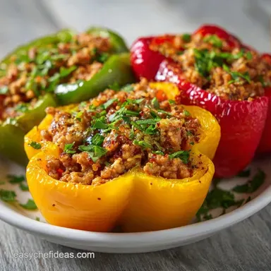 Bell Pepper Nachos Lunch in 30 Minutes Recipe Card