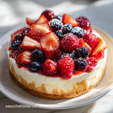 Very Berry Cheesecake Salad for 8 Servings Recipe Card