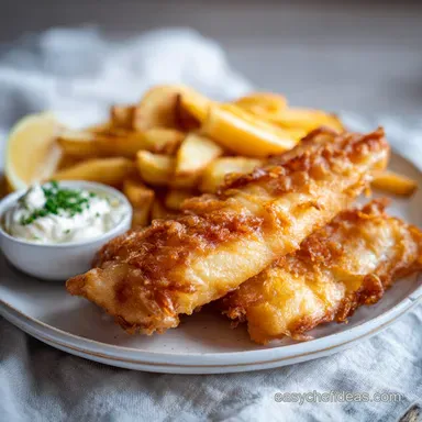 Fish and Chips Recipe for 4 Servings
