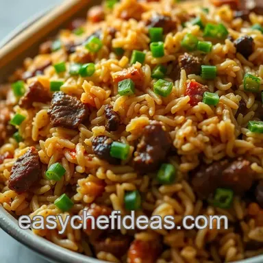Better Than Takeout: My Savory Beef Fried Rice Recipe Recipe Card