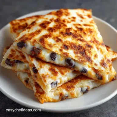 Black Bean Quesadilla in 20 Minutes Recipe Card