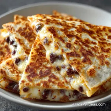 Black Bean Quesadilla in 20 Minutes