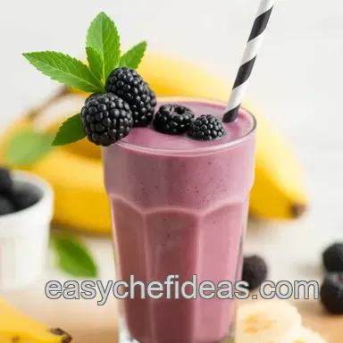 Delicious Blend Banana Blackberry Smoothie Bliss: 5 Easy Tips! Recipe Card