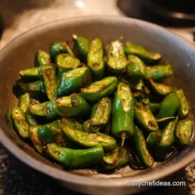 How to Cook Shishito Peppers Blistered in 5 Minutes Recipe Card
