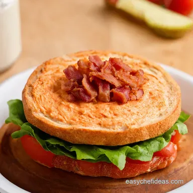 Easy BLT Dip Recipe CrowdPleasing Bacon Tomato Delight Recipe Card