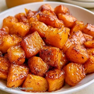 Butternut Squash with Brown Sugar Recipe Card